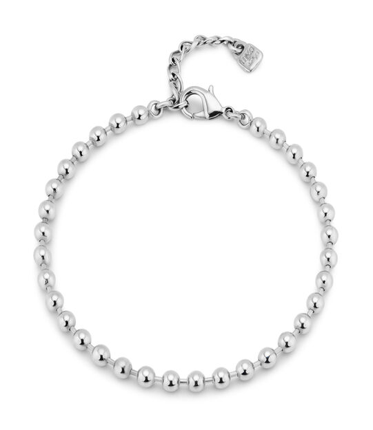 Beaded charm anklet